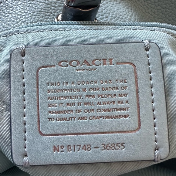 Coach 36855 Turlock Edie in “Cloud” blue - Picture 14 of 14